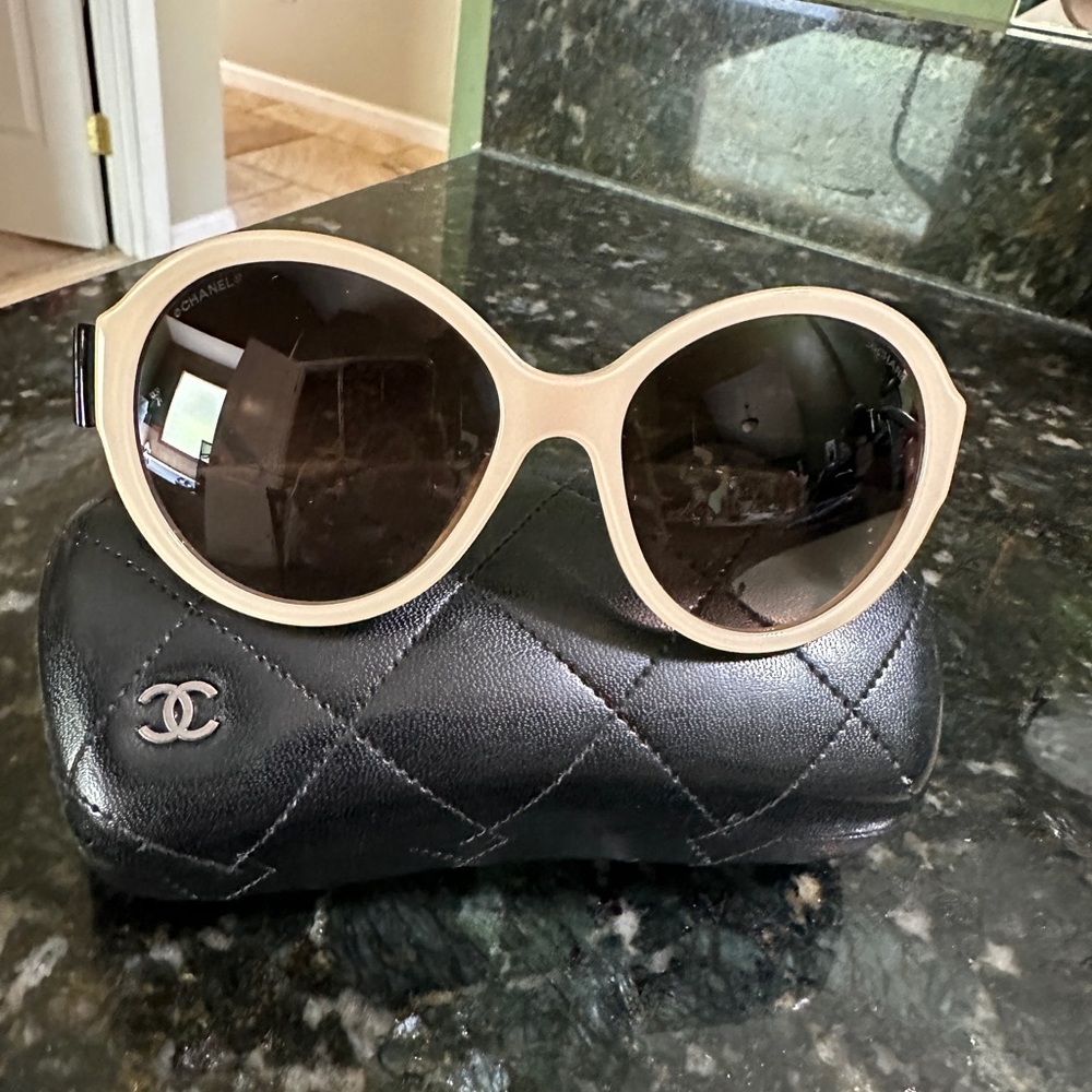 Chanel oval sunglasses